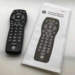 GE Black Universal Remote Control 24993